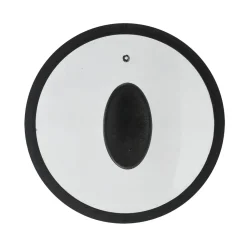 Coperchio in Vetro Temperato con Bordo in Silicone diametro 18 cm