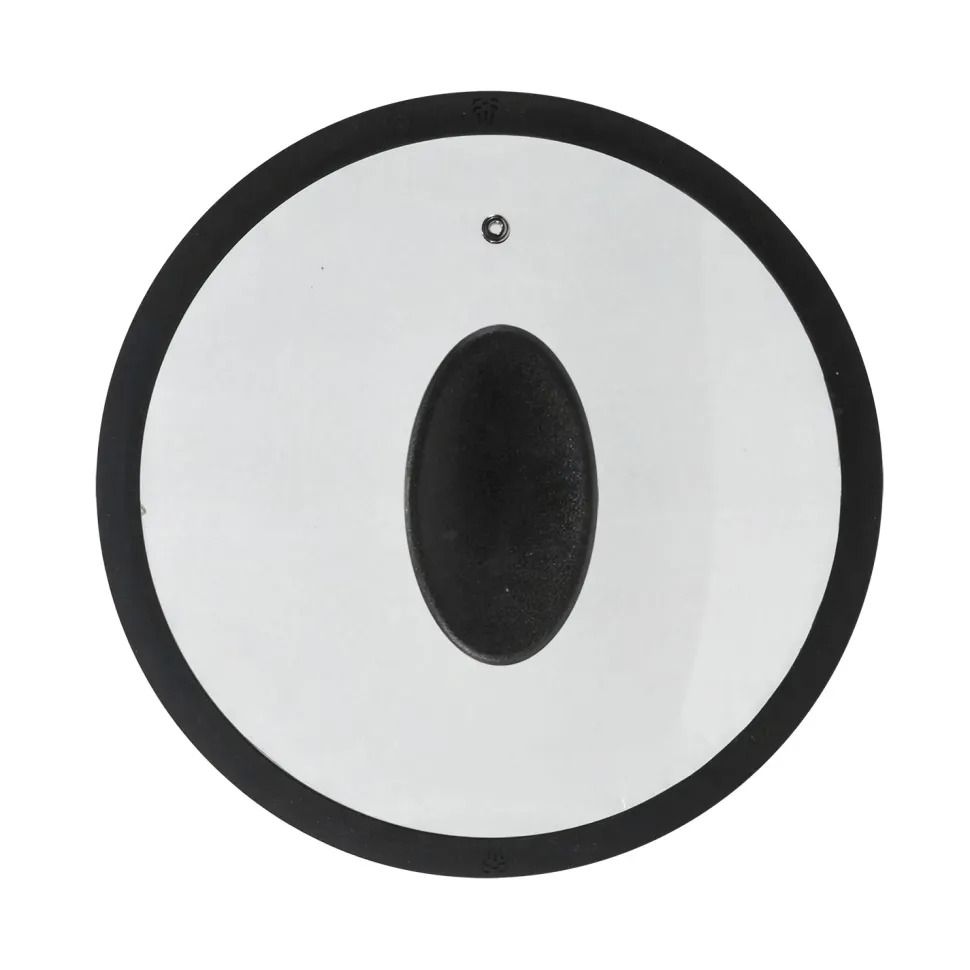 Coperchio in Vetro Temperato con Bordo in Silicone diametro 18 cm