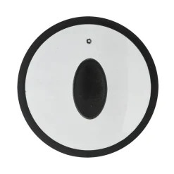 Coperchio in Vetro Temperato con Bordo in Silicone diametro 18 cm