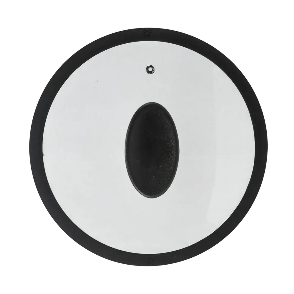 Coperchio in Vetro Temperato con Bordo in Silicone diametro 20 cm
