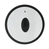 Coperchio in Vetro Temperato con Bordo in Silicone diametro 22 cm