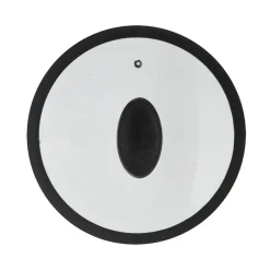 Coperchio in Vetro Temperato con Bordo in Silicone diametro 22 cm