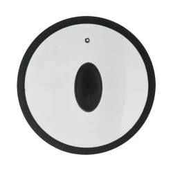 Coperchio in Vetro Temperato con Bordo in Silicone diametro 24 cm