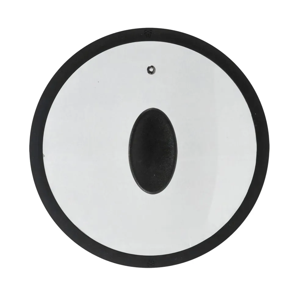 Coperchio in Vetro Temperato con Bordo in Silicone diametro 24 cm