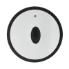 Coperchio in Vetro Temperato con Bordo in Silicone diametro 28 cm