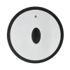 Coperchio in Vetro Temperato con Bordo in Silicone diametro 30 cm