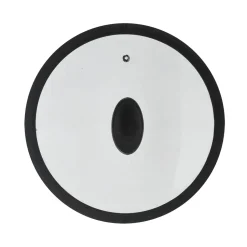 Coperchio in Vetro Temperato con Bordo in Silicone diametro 30 cm
