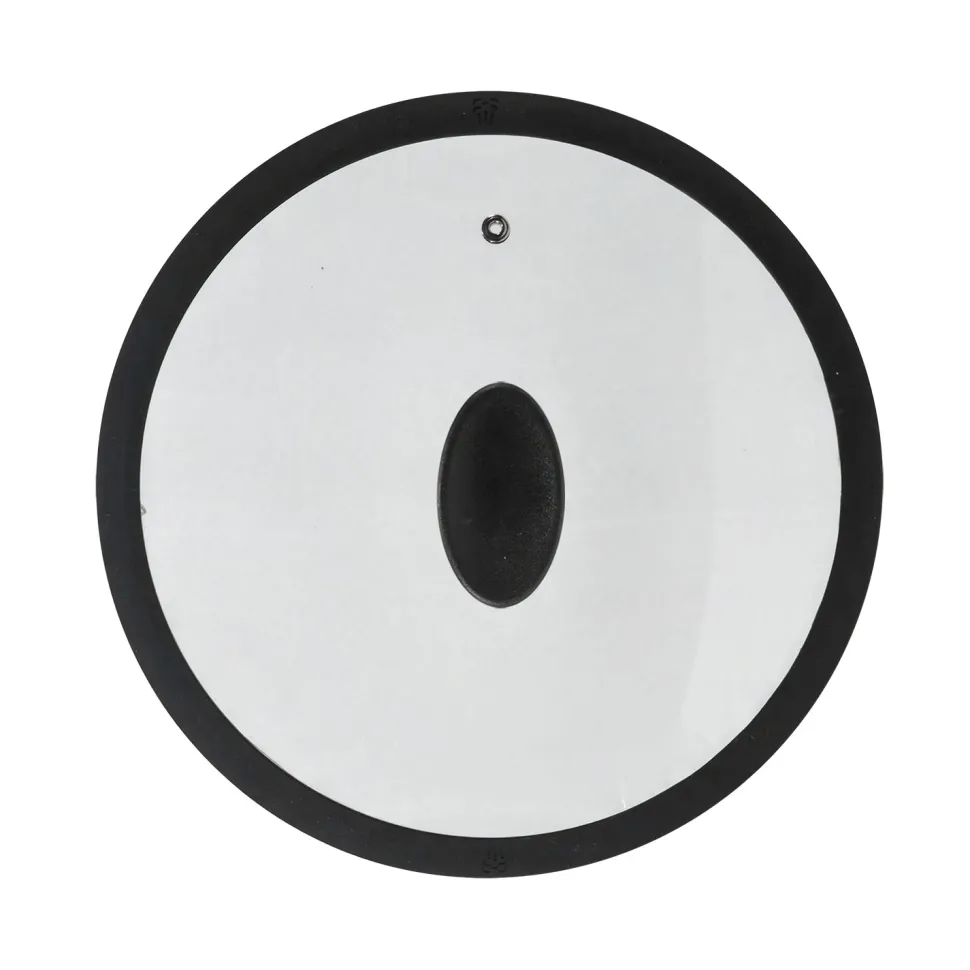 Coperchio in Vetro Temperato con Bordo in Silicone diametro 30 cm