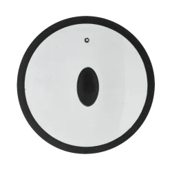 Coperchio in Vetro Temperato con Bordo in Silicone diametro 30 cm