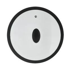 Coperchio in Vetro Temperato con Bordo in Silicone diametro 32 cm