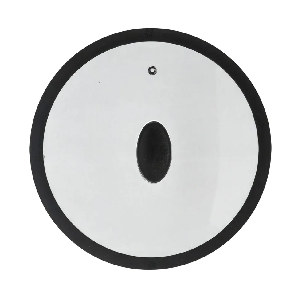 Coperchio in Vetro Temperato con Bordo in Silicone diametro 32 cm