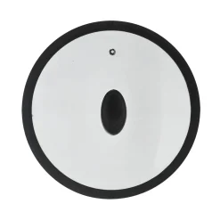 Coperchio in Vetro Temperato con Bordo in Silicone diametro 32 cm