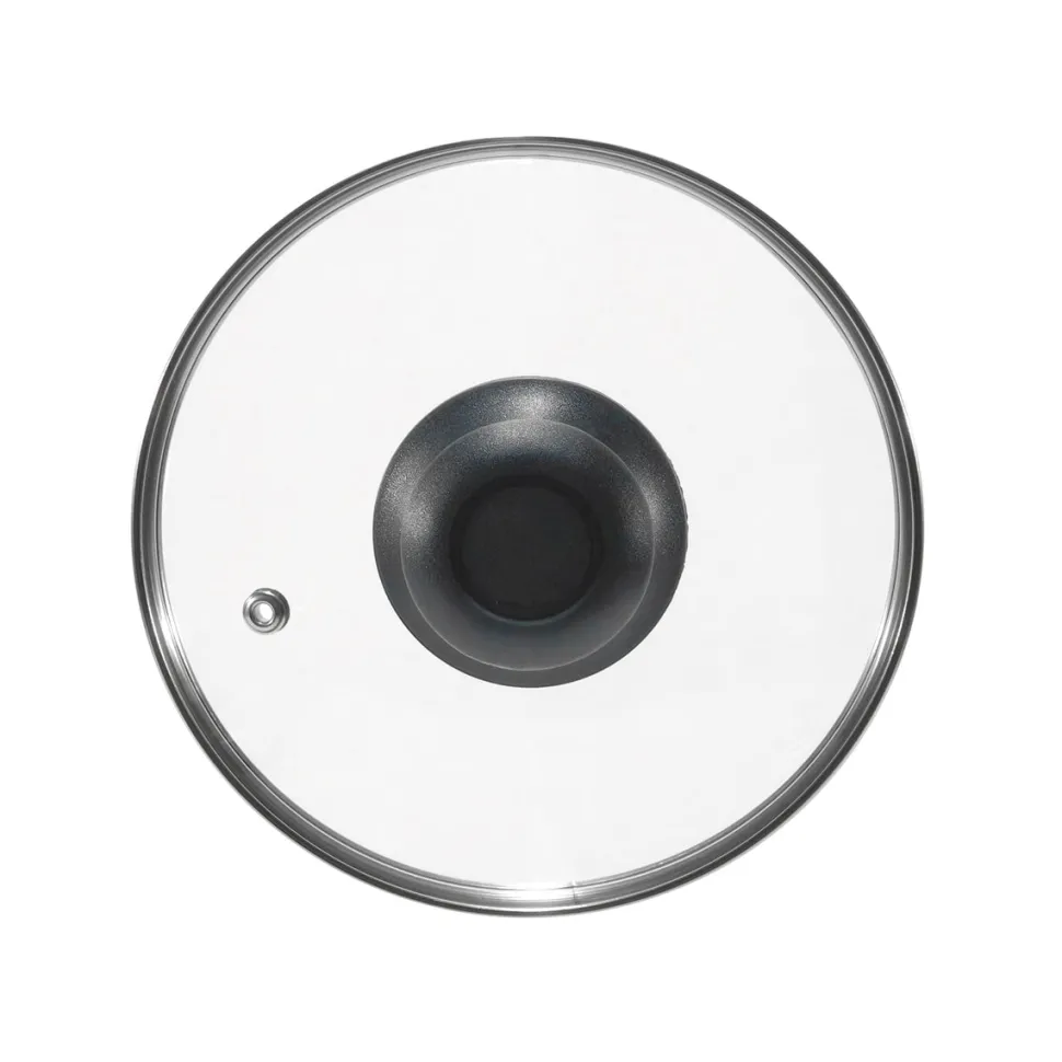 Coperchio in Vetro Temperato con Valvola di Sfiato diametro 16 cm