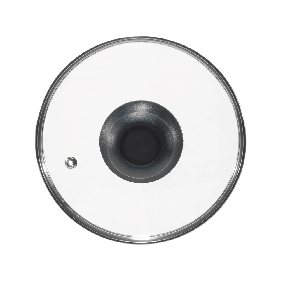 Coperchio in Vetro Temperato con Valvola di Sfiato diametro 16 cm