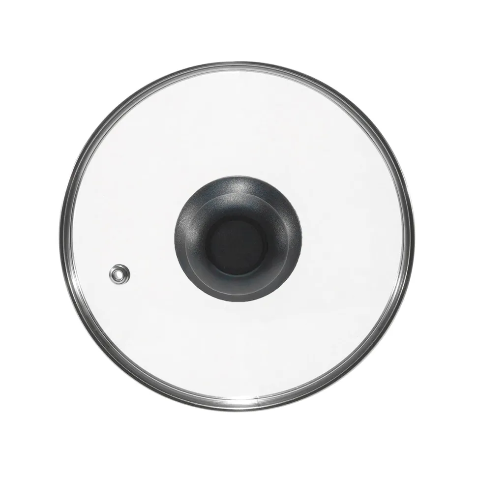 Coperchio in Vetro Temperato con Valvola di Sfiato diametro 20 cm