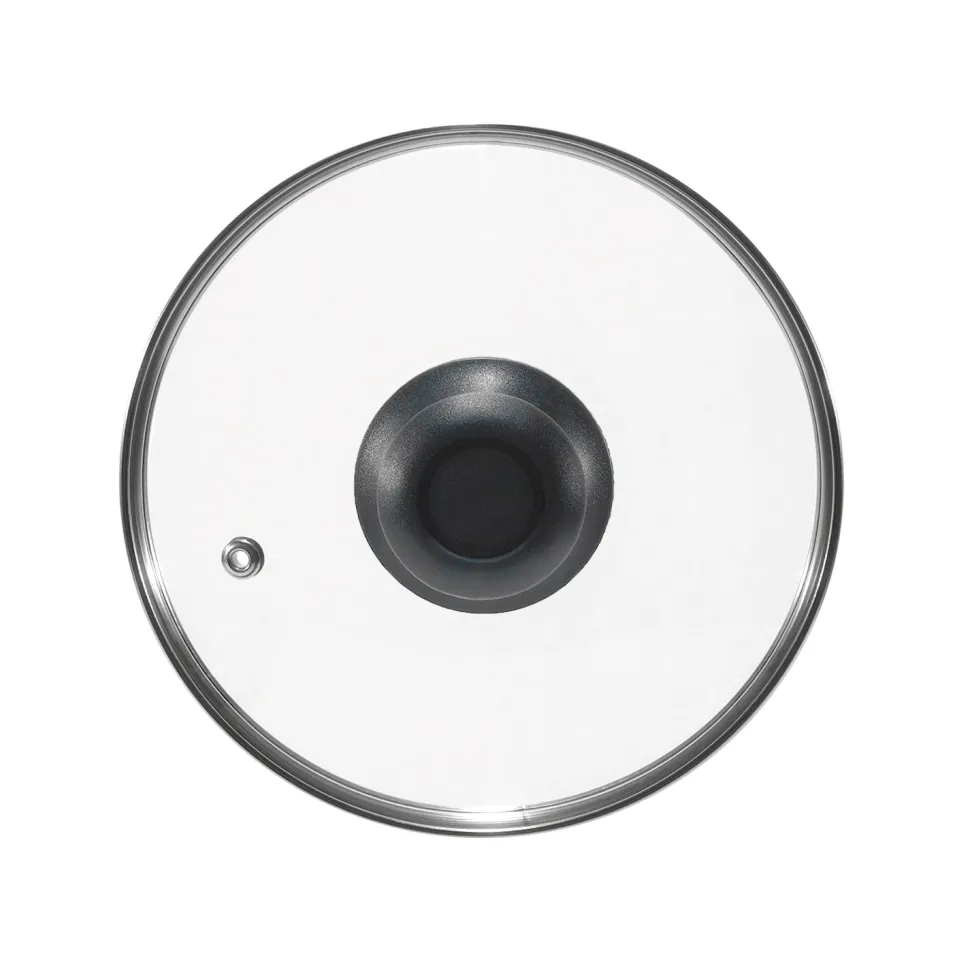 Coperchio in Vetro Temperato con Valvola di Sfiato diametro 20 cm