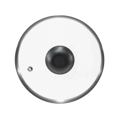 Coperchio in Vetro Temperato con Valvola di Sfiato diametro 24 cm
