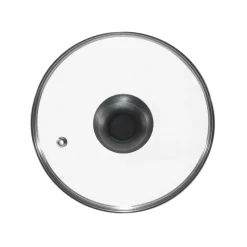 Coperchio in Vetro Temperato con Valvola di Sfiato diametro 24 cm
