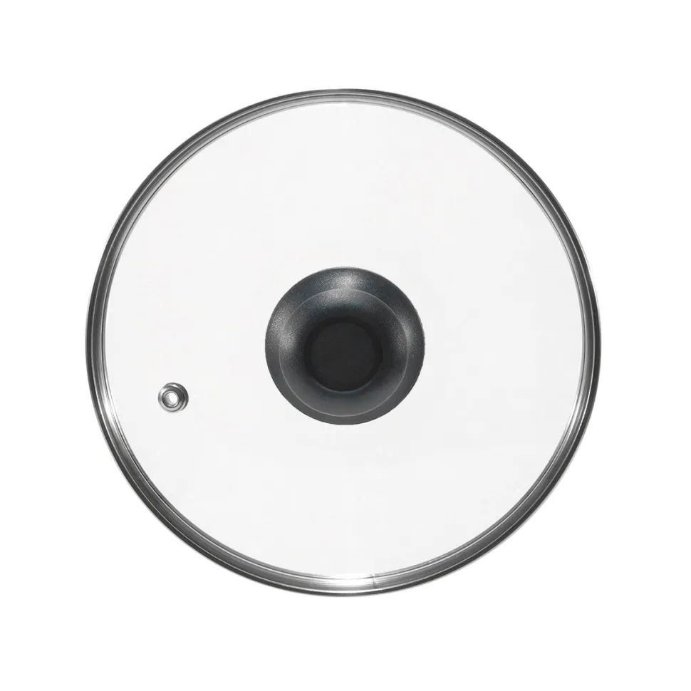 Coperchio in Vetro Temperato con Valvola di Sfiato diametro 26 cm