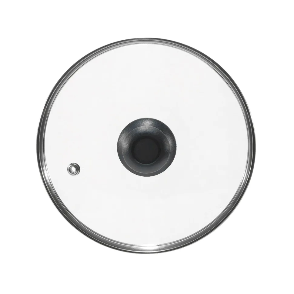 Coperchio in Vetro Temperato con Valvola di Sfiato diametro 30 cm