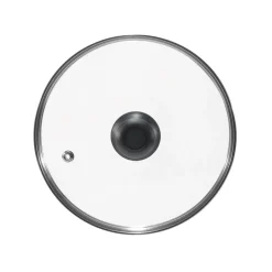 Coperchio in Vetro Temperato con Valvola di Sfiato diametro 32 cm