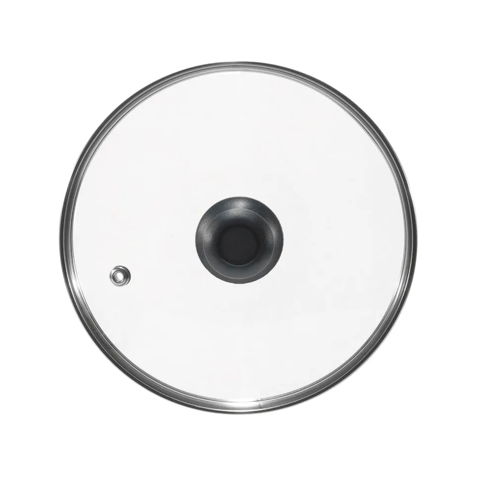 Coperchio in Vetro Temperato con Valvola di Sfiato diametro 32 cm