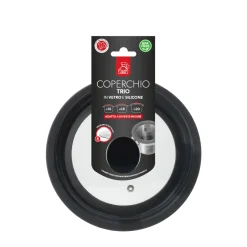 Coperchio Universale Trio in Vetro e Silicone
