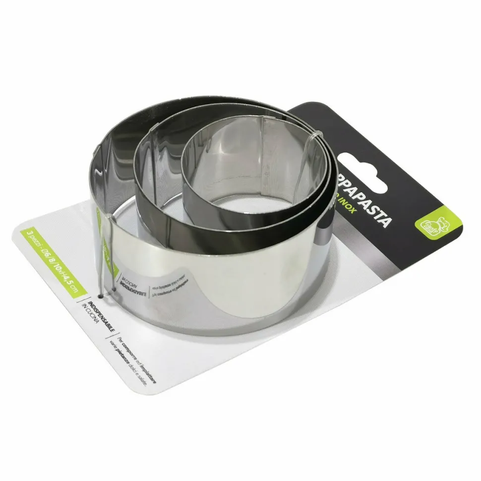 Coppapasta tondo in acciaio inox