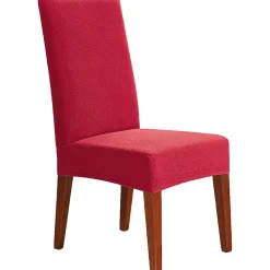 Coppia Seduta Antimacchia Elasticizzata Bordeaux 40x40 cm