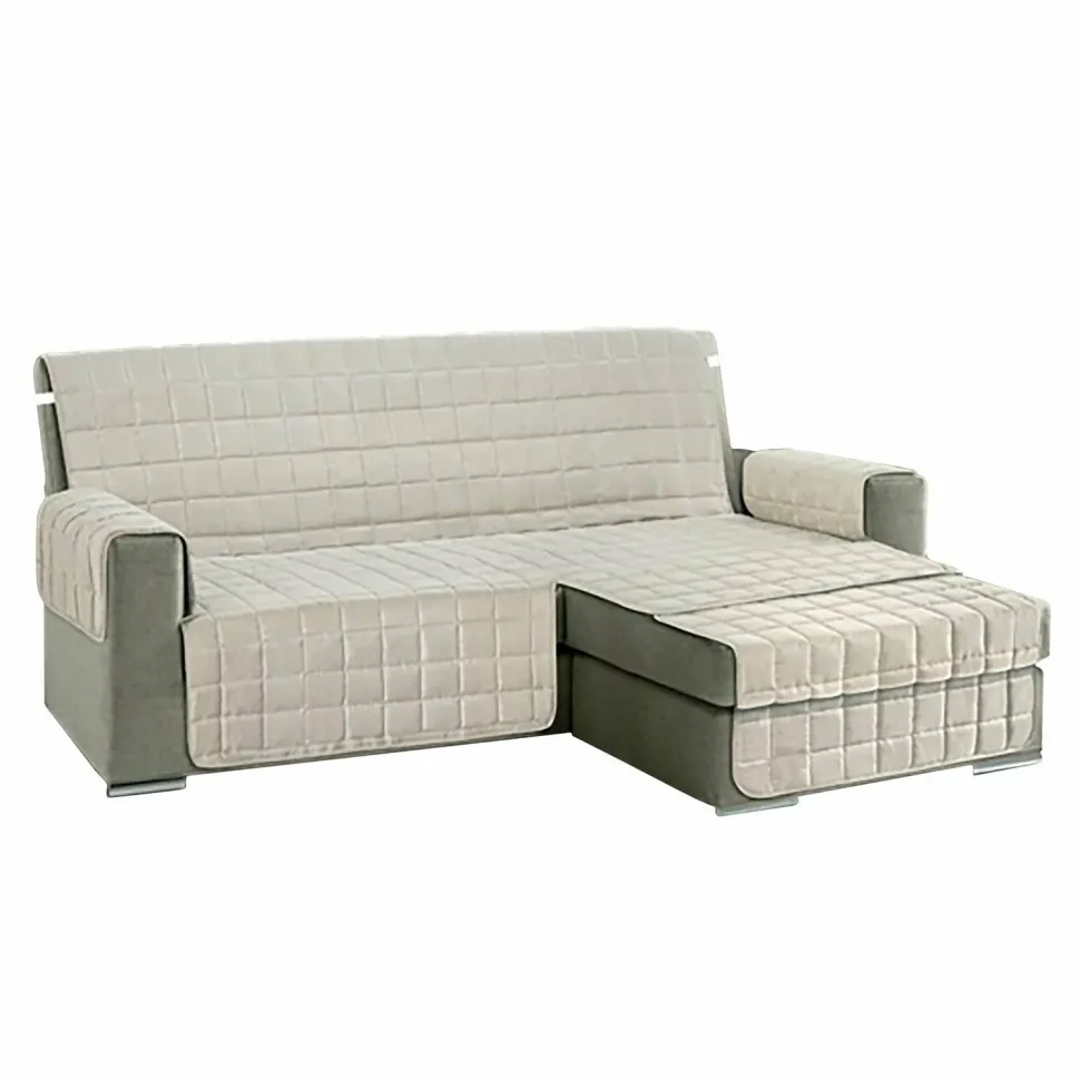Copridivano Join 3 posti Beige con penisola 240x210 cm