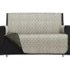 Copridivano Lello Bicolor 2 posti Panna e Tortora 223x180 cm