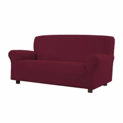 Copridivano 2 posti elasticizzato Easy Bordeaux