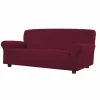 Copridivano 3 posti elasticizzato Easy Bordeaux