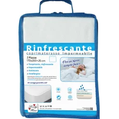 Coprimaterasso Impermeabile Rinfrescante 2 Piazze Lovely Home