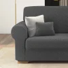Copripoltrona Bonton in tessuto bielastico Grigio scuro