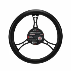 Coprivolante in ecopelle Nero diametro 38 cm
