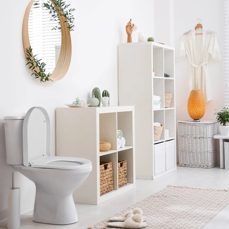 Copriwater Bianco Soft Close 36,5x47 cm