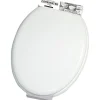 Copriwater in legno Bianco 37x43,4 cm