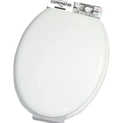 Copriwater in legno Bianco 37x43,4 cm