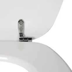 Copriwater in legno Bianco 39x44 cm
