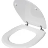 Copriwater in legno bianco 47x35 cm