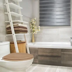 Copriwater in legno Rovere Sonoma 37x43,4 cm