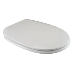 Copriwater Passepartout Bianco con cerniere in acciaio inox per mod. Aretusa