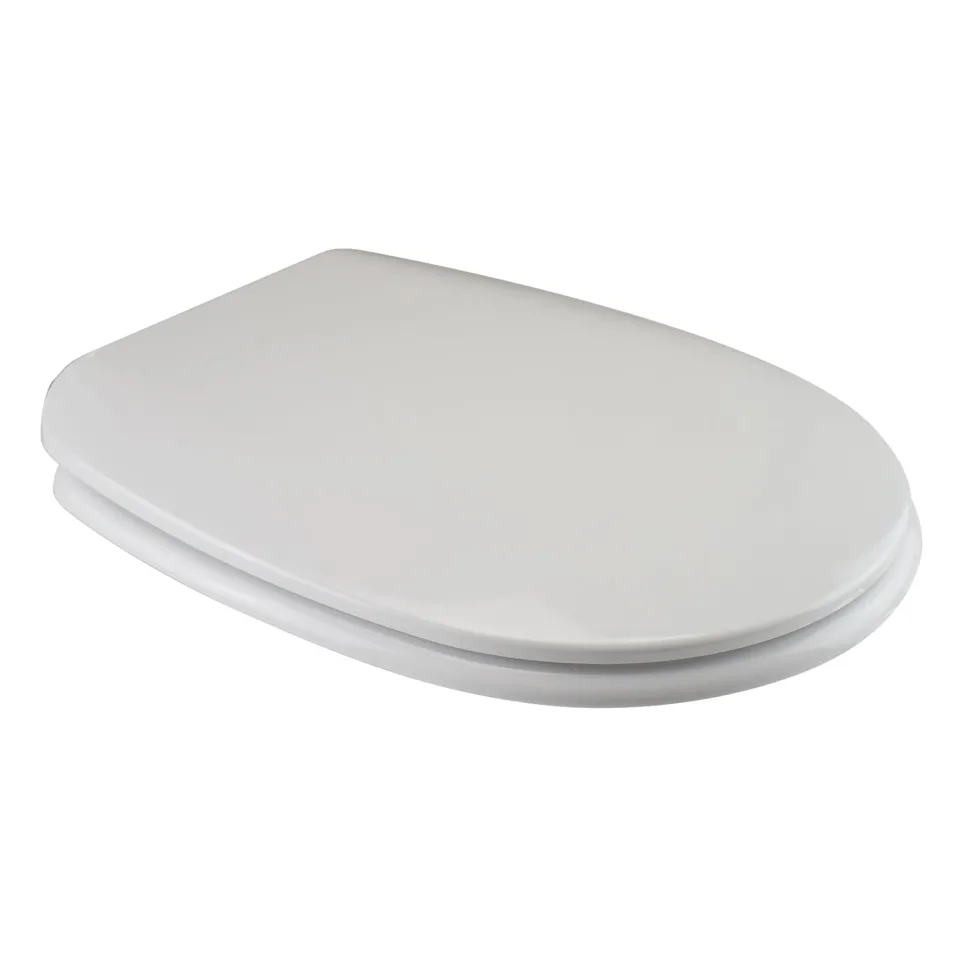 Copriwater Passepartout Bianco con cerniere in acciaio inox per mod. Aretusa