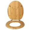 Copriwater Universale con Cerniere in Acciaio Inox Linea Bamboo