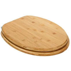 Copriwater Universale con Cerniere in Acciaio Inox Linea Bamboo