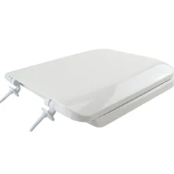 Copriwater Universale Double Bianco con cerniere in nylon per mod. Conca