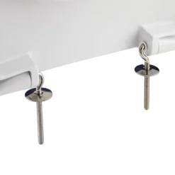 Copriwater Universale Five Bianco con cerniere in acciaio inox per mod. Tesi