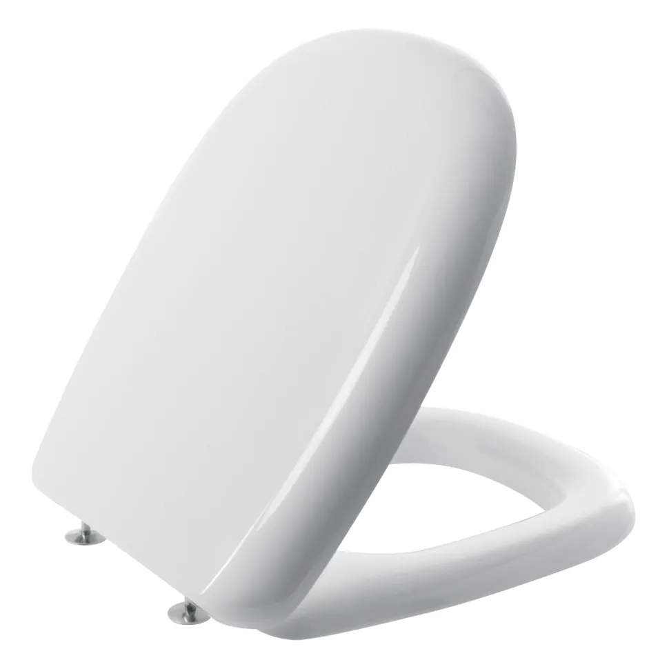 Copriwater Universale Five Bianco con cerniere in acciaio inox per mod. Tesi