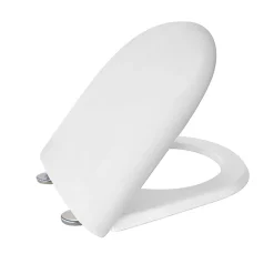 Copriwater Universale Uno N Bianco con cerniere in acciaio inox regolabili